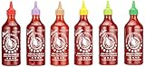 Flying Goose Sriracha scharfe Chilisaucen Mischkarton (in 6 Geschmacksrichtungen, Würzsaucen aus Thailand zum Würzen, Dippen und Verfeinern) 6er Pack (6 x 455ml)