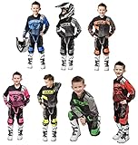 Wulfsport Firestorm Rennanzug für Kinder, Set aus Hose und Oberteil, für Motocross, Quad, Enduro, ATV 8-10 Jahre rose