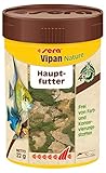 sera Vipan Nature 100 ml - Hauptfutter mit 4 % Insektenmehl und prebiotischer Wirkung, Flockenfutter fürs Aquarium, Fischfutter mit hoher Futterverwertbarkeit (und somit weniger Algen)