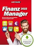 Lexware FinanzManager 2022 Download|Einfache Buchhaltungs-Software für private Finanzen und Wertpapier-Handel | Standard | PC Aktivierungscode per Email