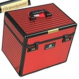 Generisch Lila-Pferd Pferde Putzbox IRHShiny Classic red - mit Name