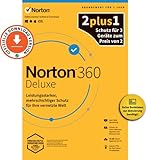 Norton 360 Deluxe 2022 | 3-Geräte 2+1 | 1 Benutzer | 1 Jahr | PC/Mac/Mobile | Aktivierungscode per Email