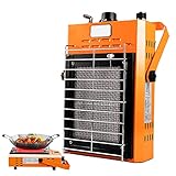 Ecoticfate Tragbare Gasheizung 3500 W Für Outdoor, Tragbarer Zeltheizung, Schnellheizofen Mobile Gasheizung, Camping Heizung, Gasheizer, Gasstrahler, Campingheizer, Mini Gasheizung, Heizstrahler