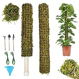 Juzinqu Moosstab für Pflanzen Monstera, Selbstbewässernder Moosstab für Kletterpflanzen, Monstera Pole Plant Support Sticks für Scindapsus, Topfpflanzen, Kletterpflanzen