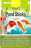 Tetra Pond Sticks - Fischfutter für Teichfische, für gesunde Fische und klares Wasser im Gartenteich, 7 L Beutel