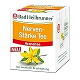 Bad Heilbrunner Nerven-Stärke Tee im Filterbeutel, 12er Pack (12 x 8 Filterbeutel)