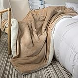 FLBT Elektrische Heizdecke, Große Flanell-Fleece-Überwürfe, weich, warm und leicht, plüschiges Mikrofaser-Vollfleece für Couch, Sofa, Stuhl, P-100 * 160 cm / 39,3 * 63 Zoll (Q 160 * 200 cm / 63 *