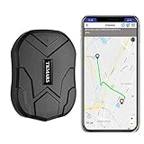 TKMARS Starker Magnet GPS-Tracker, 3 Monate Lang Standby GPS, Fahrzeug Tracker Echtzeit Monitoring System, wasserdicht GPS Locator, Anti Verloren GPS Ortungsgerät mit Kostenlos APP für Smartphone