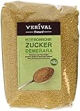 Verival Rohrohrzucker Demerara, 6er Pack (6 x 1 kg Beutel)