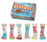 Sloth It Faultier Oddsocks Socken in 37-42 im 6er Set - Strumpf