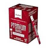 Xucker Premium Sticks mit Xylit - Birkenzucker von Xucker I 50 Sticks I Kristallzucker Ersatz für Unterwegs I 40 % weniger Kalorien als Zucker I zuckerfrei Süßen