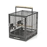 Montana Cages ® | Transportkäfig EVO für Sittiche & Papageien, der Reisekäfig in der Farbe Antik