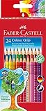 Faber Castell 112424 - Farbstifte Colour Grip 2001, 24 Stück im Kartonetui