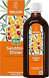 WELEDA Bio Bio Sanddorn-Elixier, Vitamin C Quelle zur Stärkung des Immunsystems, Sanddornsaft angenehm gesüßt mit Bio-Rohrzucker & Honig (1 x 250 ml)