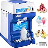 VEVOR 250 W Ice Shaver Ice Crusher Ice Shaver with Compressor 120 kg/h Slush Ice Maker Slushy Maker Slushie Machine Crushed Maker [Energy Class B]