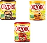 Testpaket Nestle Orzoro Orzo e Cacao Classico Orzo e caffe' Instant lösliche Gerste und Kakao Getreidekaffee kaffee