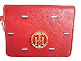 Tommy Hilfiger Geldbörse, Kartenhalter, Schlüsselanhänger, echtes Leder, Rot, rot, one size, Zeitgenössisch