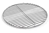 60cm Grill rund Edelstahl, Kugelgrill, 4mm Stäbe Grillrost V2A für Feuerschalen Grillschalen Rundgrill