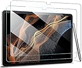 ZtotopCases 2 Stück Displayschutzfolie für Samsung Galaxy Tab S8 Ultra 14.6 Zoll 2022 (SM-X900/X906), 9H Gehärtetes Glas Schutzfolie für Samsung Galaxy Tab S8 Ultra 2022