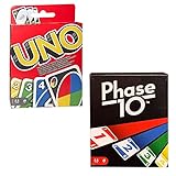 Mattel Games Spar-Set 176802 Kartenspiel-Set mit UNO und Phase 10