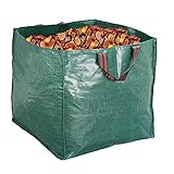 Artillen Garden Bags,Reusable Yard Leaf Bag 71 Gallon Heavy Duty Gardening Lawn Pool Waste Collector Container 1 x large 270L Gartenmüllbeutel (65 X 65cm) (270 L)