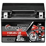 BlackMax YB4L-B GEL Rollerbatterie 12V 5Ah CB4L-B 50411 wartungsfrei FB4L-B GB4L-B SLA4L-BS