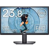 Dell Monitor, SE2422H, 23.8 Zoll, LED LCD, VA, 12ms, 75Hz, 250cd/m², VGA, HDMI, AMD FreeSync, 3Jahre DELL Austauschservice, Schwarz