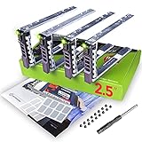 WORKDONE 4er Pack - 2,5-Zoll Hard Drive Caddy Tray Festplattenrahmen - kompatibel für Dell PowerEdge Servern - T440 T640 R330 R430 T430 R630 T630 R730 R830 R930 R320 R420 - HDD Träger Rahmen