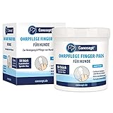 Canosept Ohrpflege FingerPads für Hunde 50 Stück – Ohrreiniger für Hunde Pflege & Hygiene Hunde Ohrenreinger praktischer Ohrreiniger Hund bei Ohrenentzündung Hund