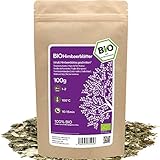 amapodo Himbeerblättertee BIO 100g - Himbeerblätter - Kräutertee - Himbeerblatt Tee - Schwangerschaftstee - Geschenke für Frauen - Raspberry leaf tea - Rubus idaeus