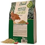 HÜHNER Land Hühnerfutter – Winterfutter für Hühner 10kg I Hühner Winterkorn, Hühnerfutter Ohne Gentechnik, Ohne Zusätze, Alleinfutter Hühner winterfit, für Immunsystem & Stoffwechsel