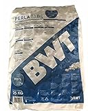 BWT Perla TABS Regeneriersalz 25 Kg Sack, 99,9% Reinheitsgrad, inkl. Sanvo Mehrzwecktuch, EIN Sanvo Produkt