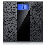 MyBeo - digitale Personenwaage im Slim Design - Körperwaage - Anti-Rutsch Beschichtung - großes LCD-Display, max. 180 kg, Messauflösung 0,1 kg, automatisches Ein- und Ausschalten - weight scale