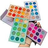 60 Farben Lidschatten Palette Bunt Nudetöne Regenbogen Colour Board Schminkpalette Set Matt Schimmern Pigmentierter Bunte Glitzerfarbe Makeup Professionelles Eyeshadow Cosmetics