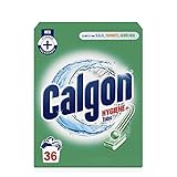 Calgon Hygiene+ Tabs – Schutz vor Kalkablagerungen und Schmutz – Wasserenthärter mit Hygieneschutz für die Waschmaschine – 1 x 36 Tabs