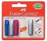 Faber-Castell GRIP 2001 Dreikantradierer, 4 Stück