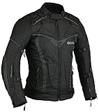 Herren BorneAir Motorradschutzjacke Wasserdicht mit Belüftungsöffnungen, XL