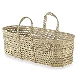 Clair de Lune Palm Moses CL936 Babykorb, ungekleidet, 75 x 28 x 24 cm, naturfarben