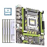 ESUSO X79 Computer Motherboard Set X79 mit Xeon E5 2650 V2 CPU Max 16GB 4X 4GB DDR3 ECC REG 1600Mhz NVME für Gaming Server