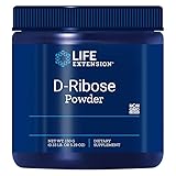 Life Extension D-Ribose, 5g pro Tag, hochdosiert, 150g veganes Pulver, Laborgeprüft, Vegetarisch, Glutenfrei, Sojafrei, Ohne Gentechnik