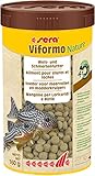 sera Viformo Nature 250 ml - Futtertabletten für Welse mit 4% Gammarus und vitaminreichen Seealgen, Fischfutter fürs Aquarium, mit sehr hoher Futterverwertbarkeit, somit weniger Algen