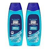 by Amazon Duschgel Men 3-In-1 Sport Sensitiv, 500ml x 2