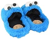 United Labels Sesamstraße Krümelmonster 3D Plüsch Slipper Pantoffeln Hausschuhe Blau Gr. 44-46