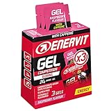 Enervit Sport Energy Gel (Himbeere mit Koffein, 3 x 25 ml)