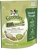 GREENIES Dental Kaustäbchen für kleine Hunde 2–7 kg – 258 Kaustäbchen (Packung mit 1 x 340 g Beuteln) – Veterinärzertifizierte Mundhygienebehandlung