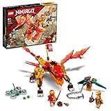 LEGO 71762 NINJAGO Kais Feuerdrache EVO, Drachen Spielzeug ab 6 Jahren mit Feuerdrachen- und Schlangen-Figur, mit Ninjas und Boa-Jäger