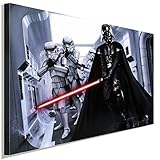 Star Wars Darth Vader Stormtrooper Leinwandbild LaraArt Studio Wanddeko Wandbild 40 x 30 cm