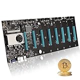 PNGOS BTC-S37 Mining Mainboard,Motherboard DDR3 SODIMM 8*PCIE 16X Graph Karte Unterstützung VGA+HDMI Mining Machine Motherboard Professionelles Mining Eignet Sich für Bitcoin und Ethereum