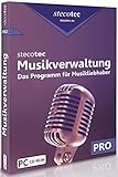 Stecotec Musikverwaltung Pro: CD- und Schallplatten-Sammlung am PC verwalten, Musikverwaltungsprogramm, Musikverwaltungssoftware, Verwaltung, Musiksammlung / Musik ordnen, sortieren & organisieren