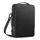 FINPAC Umhängetasche Laptop Tasche für 14 Zoll MacBook Pro 2021, 13,3' MacBook Pro/ Air M2 M1, iPad Pro 12,9', Surface Pro X/7/6, Tragbar Laptoptasche Schultertasche Zubehör Organisator